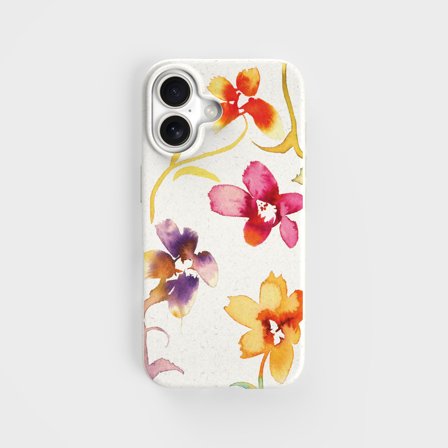 Eco-Friendly PLNTPRTCT Phone Case Teal Blush, Made with Plants, iPhone 16