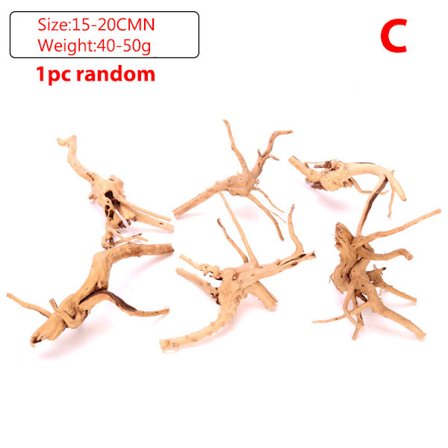 1 st nytt akvarium naturlig trädstam Drivved Fish Tank Wood D C