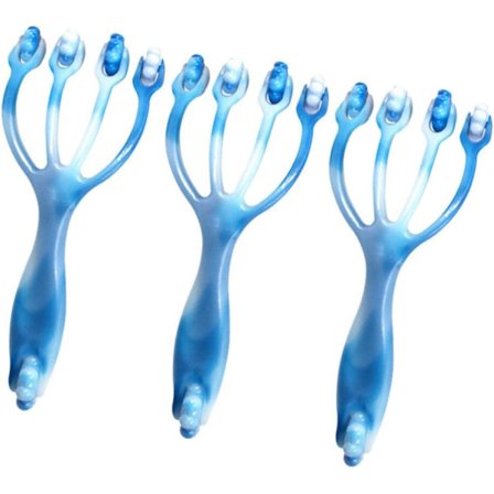 3 stk. Rulle Manuel Hårbundsmassagere Massage Rulle Kropsmassager Værktøj Massage Pind Massage