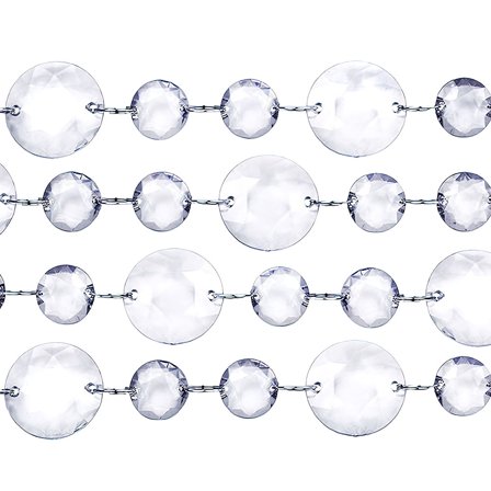 Transparent Krystalguirlande