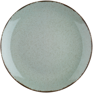 Tallrik flat rund Blocho Pearl Colorx Grön