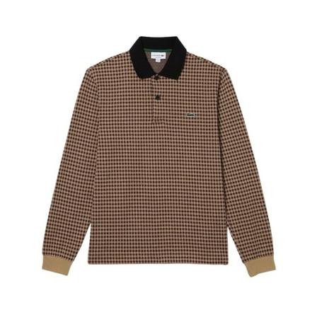 Lacoste T-Shirts , Bruin , Heren , Maat: S