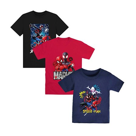 Spider-Man Barn/Barnkaraktärer T-Shirt (3-pack) 5-6 År