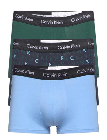 3P Low Rise Trunk Boksershorts Multi/mønstret Calvin Klein