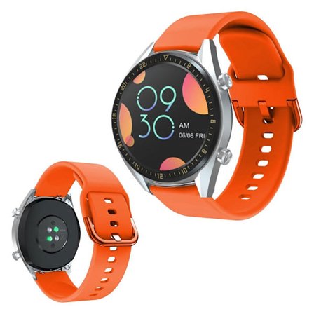 Huawei Watch GT kestävä silikoninen kellonauha - Oranssi