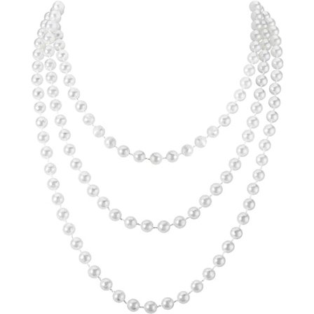 1 stk perlekjede 1920-talls perlekjede tilbehør kvinner