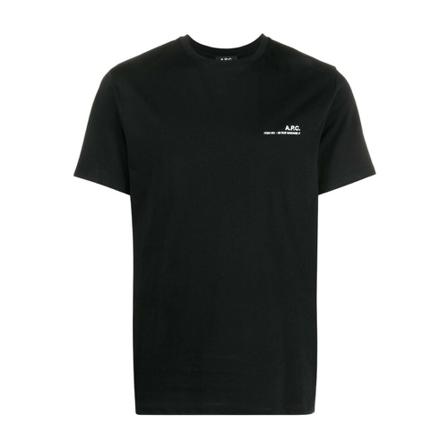 A.p.c. T-shirts and Polos Black , Zwart , Heren , Maat: M