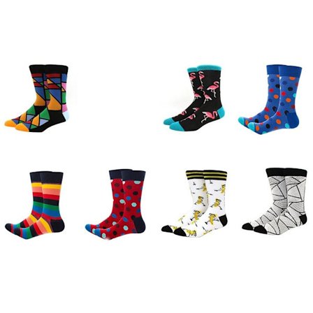 7-Pack Färgglada Strumpor