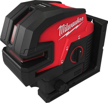 Milwaukee M12 CLL4P-301C Krysslaser med batteri og lader, Laserinstrumenter