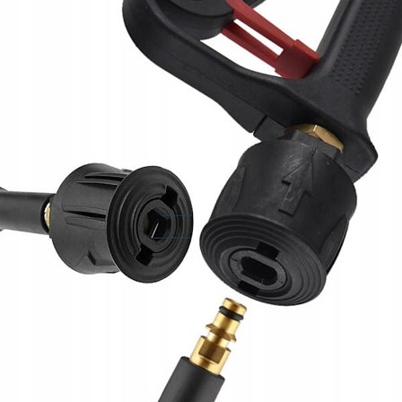 Adapter för Förlängning av Slangar QC Click – Max 160 Bar | M22X1,5 Gänga | Ersättningsdel för Karcher K2, K4, K7