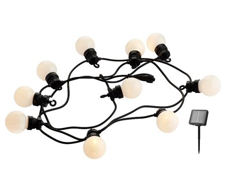 Sirius Lucas Solar Startsæt 10 Lys Mat Pærer, Tøj & Bolig, Lys & Lamper, Lyskæder