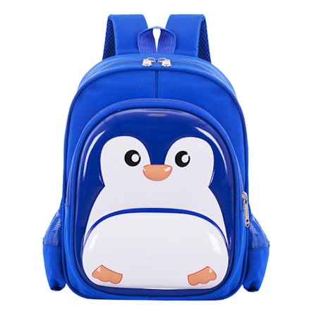 3D Cartoon Skolväska, Lätt Och Enkel Att Bära, Förskole Ryggsäck Passar För Pojkar Och Flickor Pingvin