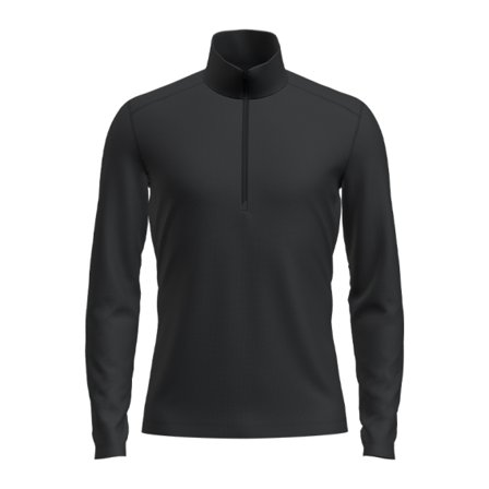 Icebreaker Mens 260 Tech LS Half Zip Black - XL
