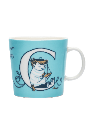 Arabia Muminmugg 40 cl ABC C Kök & matlagning Blå 0,4 L