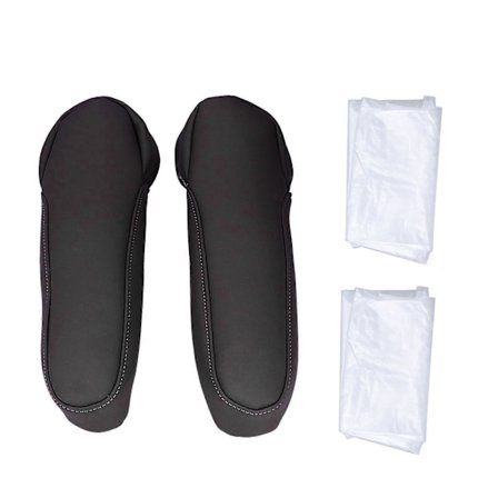 2 stk. sædearmlænsbetræk læder bilinteriørtilbehør erstatning til Odyssey 2004-2014 sort