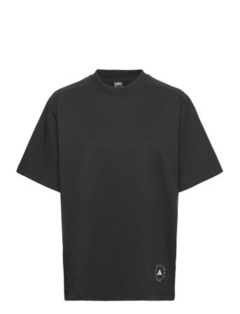 Asmc Logo Tee Sport Women Sport Clothing Sports Tops & T-shirts Sport T-shirts Black Adidas By Stella McCartney