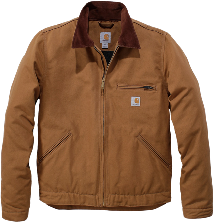 Carhartt Workwear Carhartt M's Duck Detroit Jacket Carhartt Brown