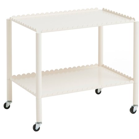 Hay Arcs Trolley Low vogn, eggshell