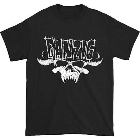 Danzig Skull & Logo Regular Herr T-shirt