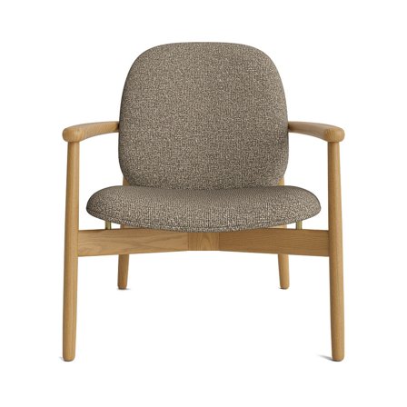 Cross lænestol, egetræ - Mørk Beige - 66x76x75 - Lænestol