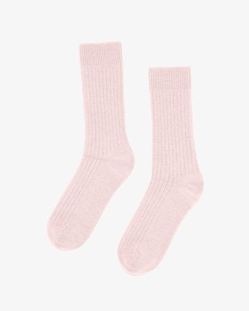 Merino Wool Blend Sock - Faded Pink - Male - 41-46