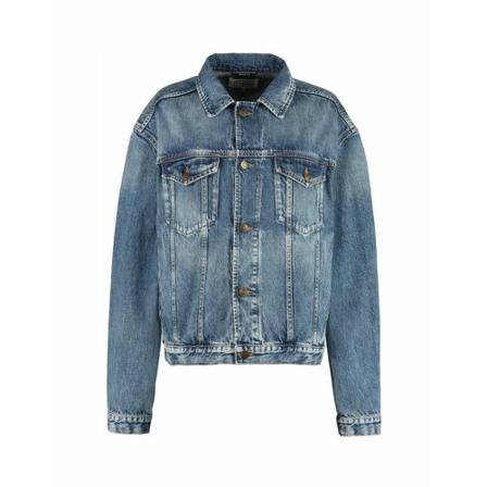 Maison Margiela Denim Jakke Blå, Dame