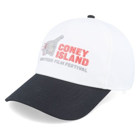 Coney Island Picnic - Vit adjustable Keps - Film Festival Coconut/Pirate Black A-Frame Adjustable @ Hatstore