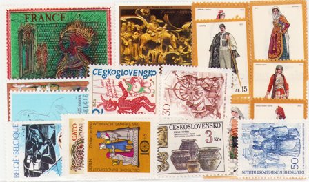 Kunst/Kultur - Frimærkepakke - Postfrisk