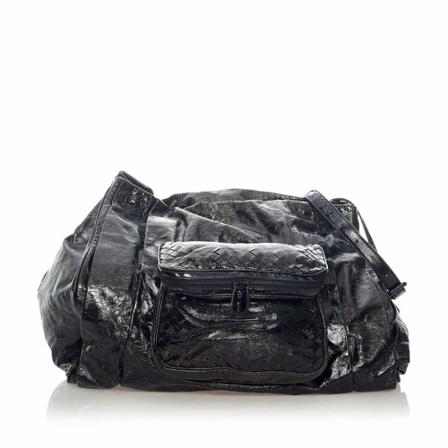 Bottega Veneta Vintage, Pre-owned bag Zwart, Dames, Maat:ONE Size,leather