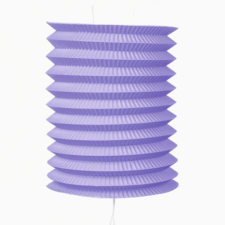 Papperslykta Cylinder Ljuslila