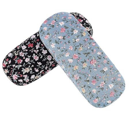 2 stk. Brilleetui Hard Case For Kvinner Menn Blomster Solbriller Brilleetui Hard Shell Brilleboks Beskyttende Deksel For Briller Solbriller Hy