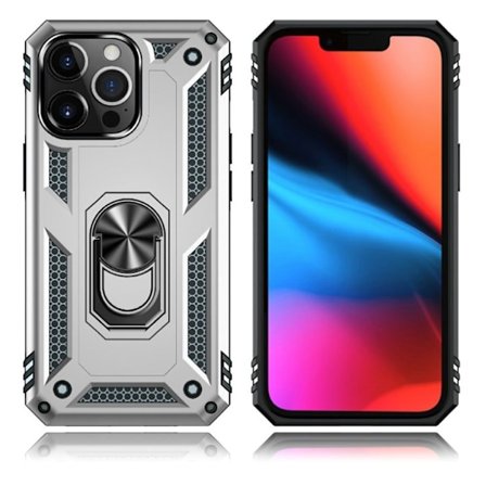 Bofink Combat iPhone 13 Pro Max cover - Sølv/Grå