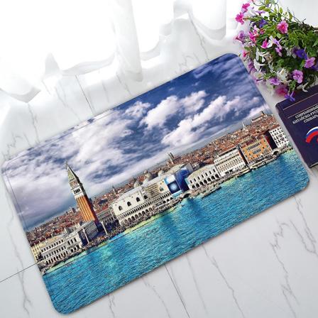 Matkailu Romanttinen Paikka Italia Venetia Kaupunki Maisema Ovi Matto Sis /Ulko/Kylpyhuone Matot 45x75 Cm