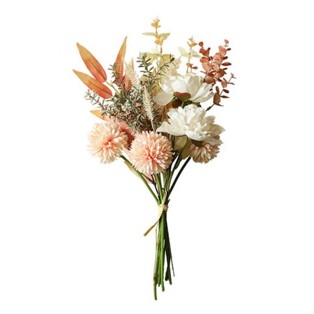 #Kunstig blomsterbukett, Silke Krysantemum#