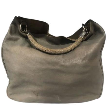 Saint Laurent Vintage, Pre-owned Shoulder Bags Grijs, Dames, Maat:ONE Size