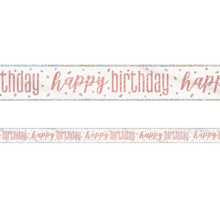 Happy Birthday Kunnianauha Valkoinen & Ruusukulta