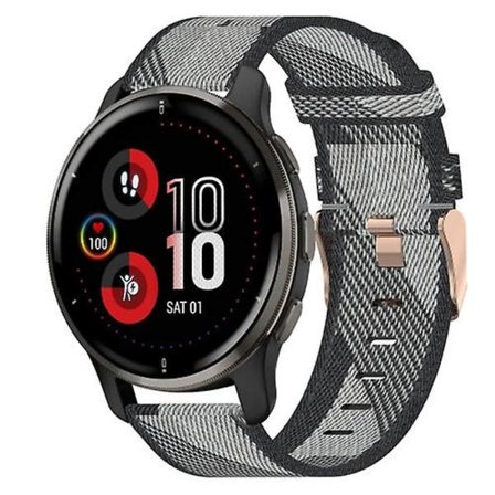 For Garmin Venu 2 Plus 20 mm nylon vevd klokkerem