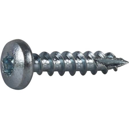 ESSVE 127185 Treskrue 6 mm Ø, TX30, helgjenget, FZB 30 mm, 200-pakning, Innfesting