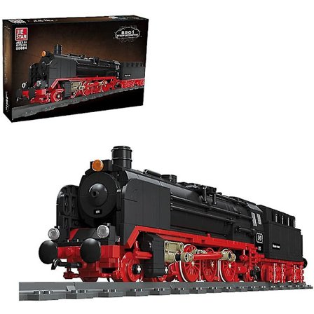 Nyt Technic Damptogssæt med Togskinner Byggeklodssæt, til Drenge Fødselsdag Julegave