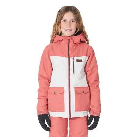 Rip Curl Kids Snake Snow Jacket Children unlined ski jackets Pink 14