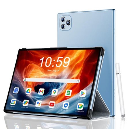 10,1" IPS 2,5D tablet Android 13 LOSEI Pad Octa-core 6+64Go(128Go udvidelig) GPS 5+13MP Dual SIM 6000mAh Blå