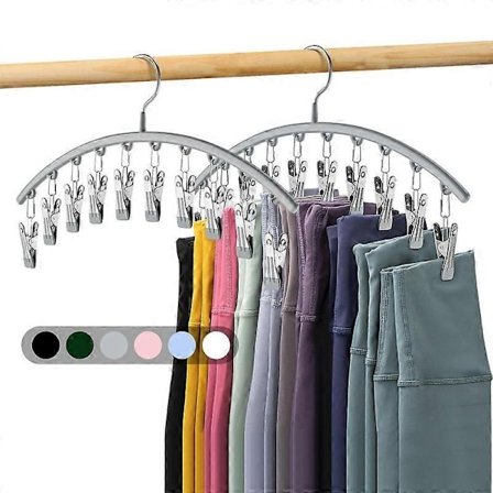 Leggingsorganisator for garderobe, metallhenger for yogabukser