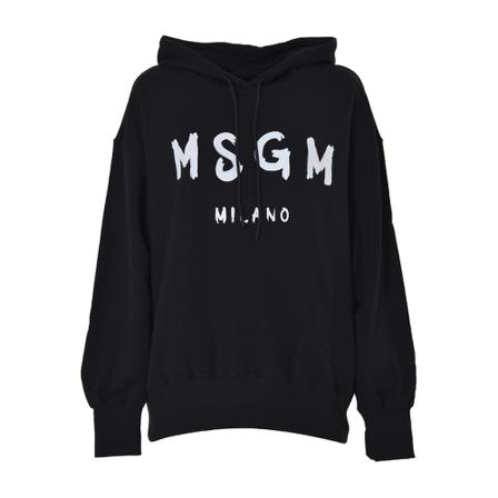 Msgm Hoodie , Zwart , Dames , Maat: M