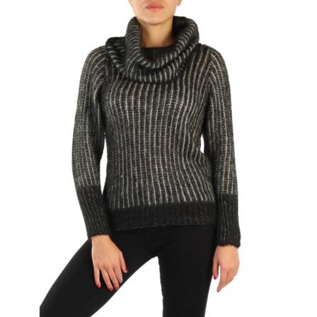Manila Grace, Turtlenecks Zwart, Dames, Maat:S