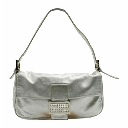 Fendi Vintage Pre-owned Shoulder Tass , Grijs , Dames , Maat: ONE Size Vintage Tassen