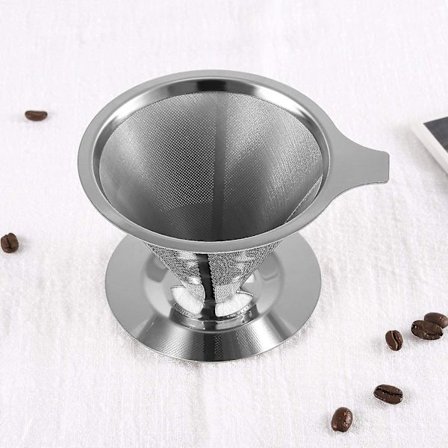 Papirløs Genanvendelig Rustfrit Stål Kaffe Filter