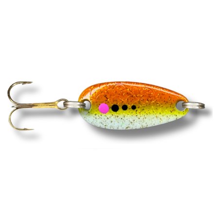 Falkfish Pärla 4,5cm, 8g - Orange Yellow Gold Glitter