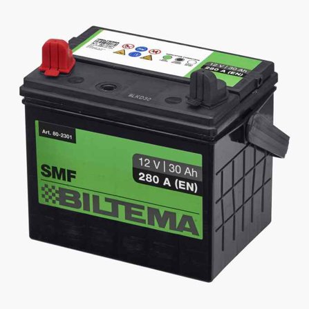 Biltema - Fritidsbatteri 12 V 30 Ah