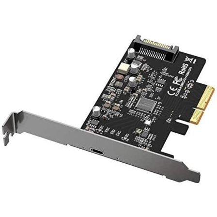 Maiwo KC008 x4 PCI Express-kort til 1x ekstern USB type C 20 Gbps USB 3.2 Gen 2x2 PCIe 3.0 x4