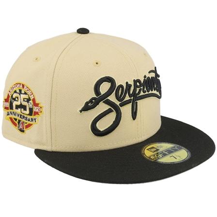 New Era - MLB Beige fitted Caps - Arizona Diamondbacks Highland Ridge 59FIFTY 25th Vegas Terracotta/Black Fitted @ Hatstore